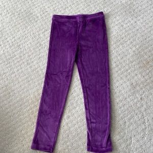 GAP Purple Velour Leggings 5T